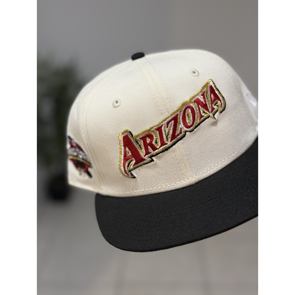 7 5/8 New Era 59Fifty Arizona Diamondbacks Fitted Hat Size Hat Club World Series